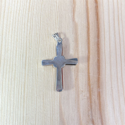 Pendentif ambre  Croix multicouleur Argent 925
