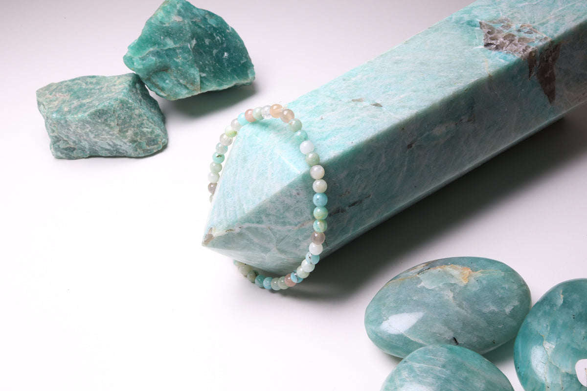 Bracelet Amazonite 4 mm