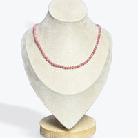 Collier Rhodonite Facetté - 3
