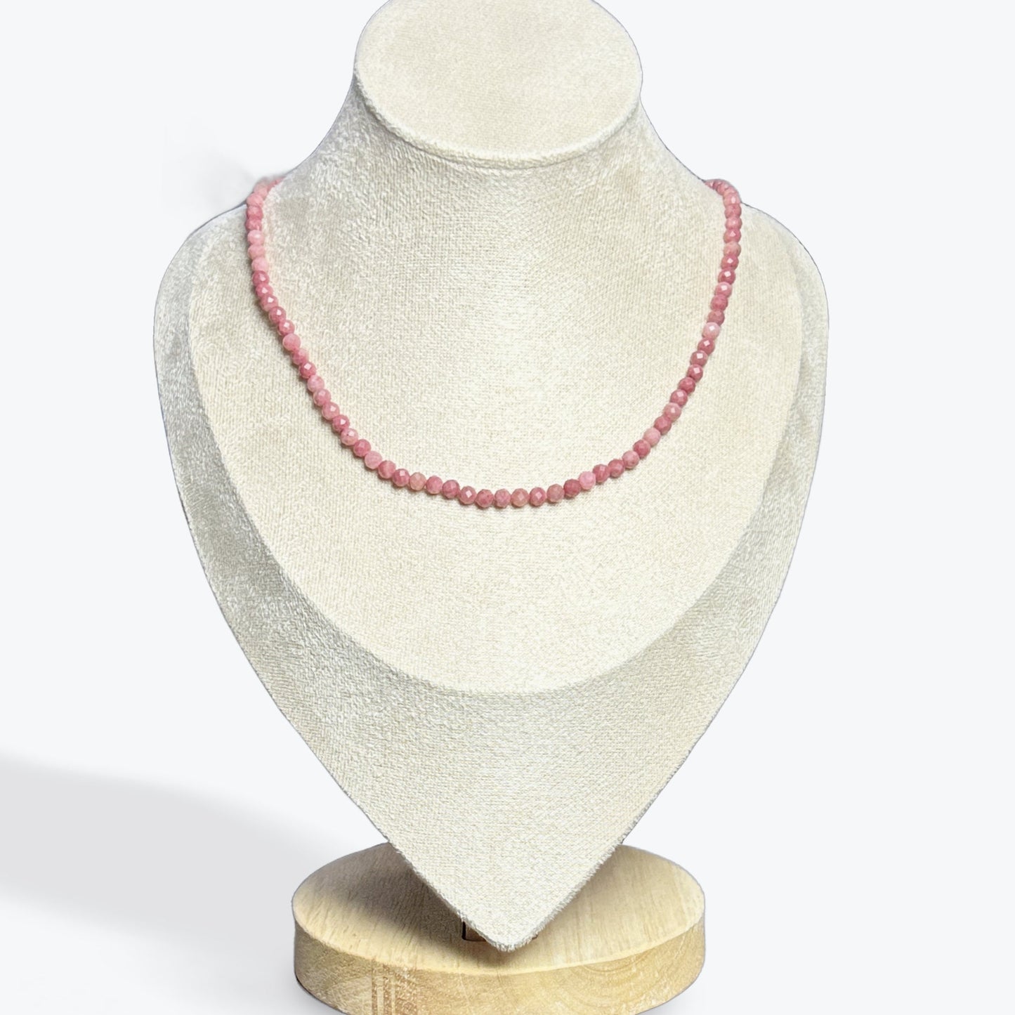 Collier Rhodonite Facetté - 3