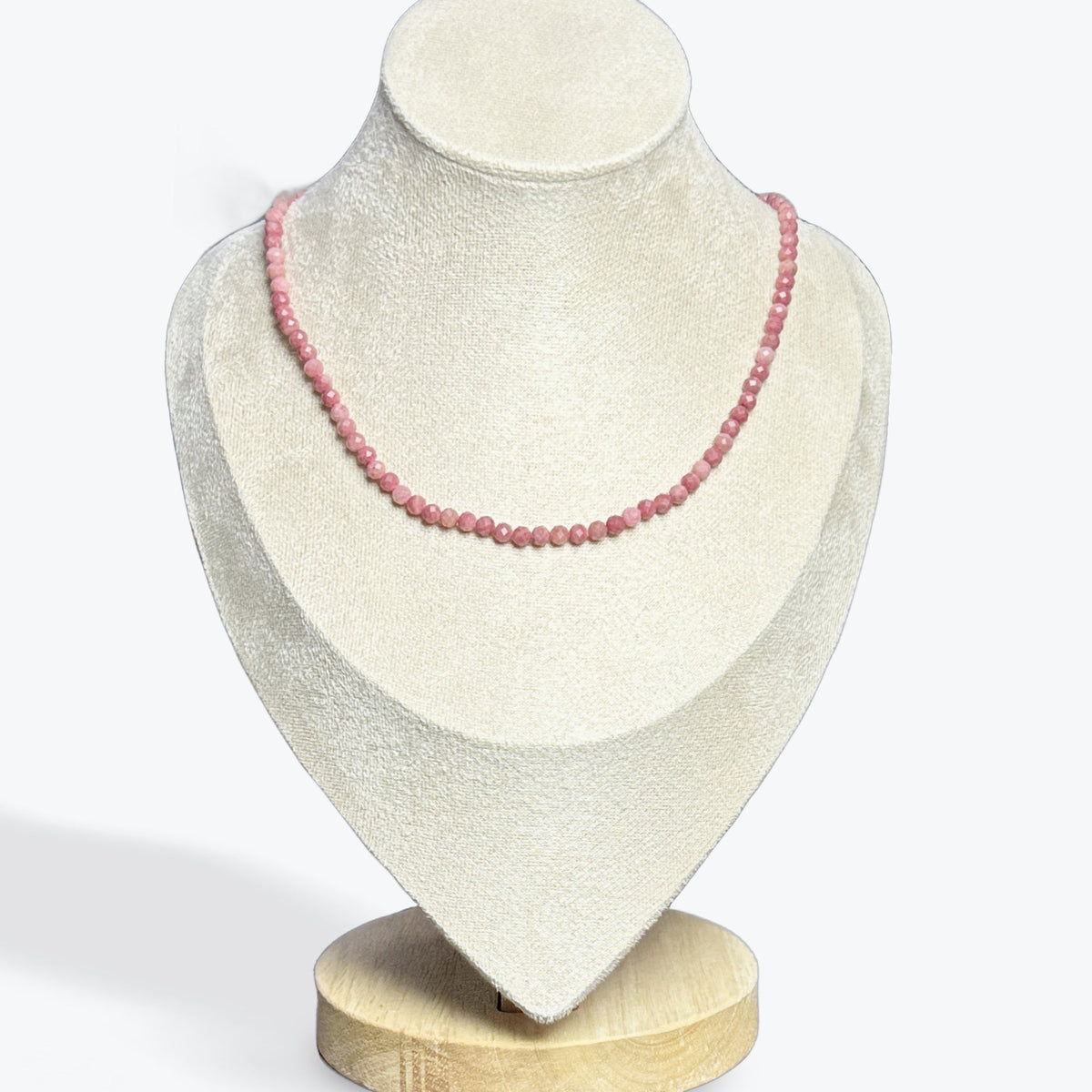 Collier Rhodonite Facetté - 3