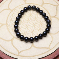 Bracelet d'Obsidienne Œil Céleste - Protection et Clarté 8mm