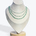 Collier Aventurine Verte Facetté