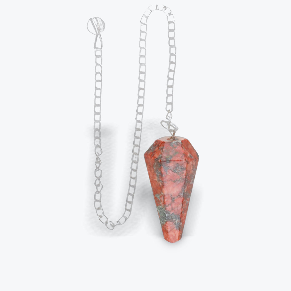 Pendules facetté en pierres naturelles