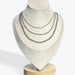 Collier Quartz Fumé Facetté