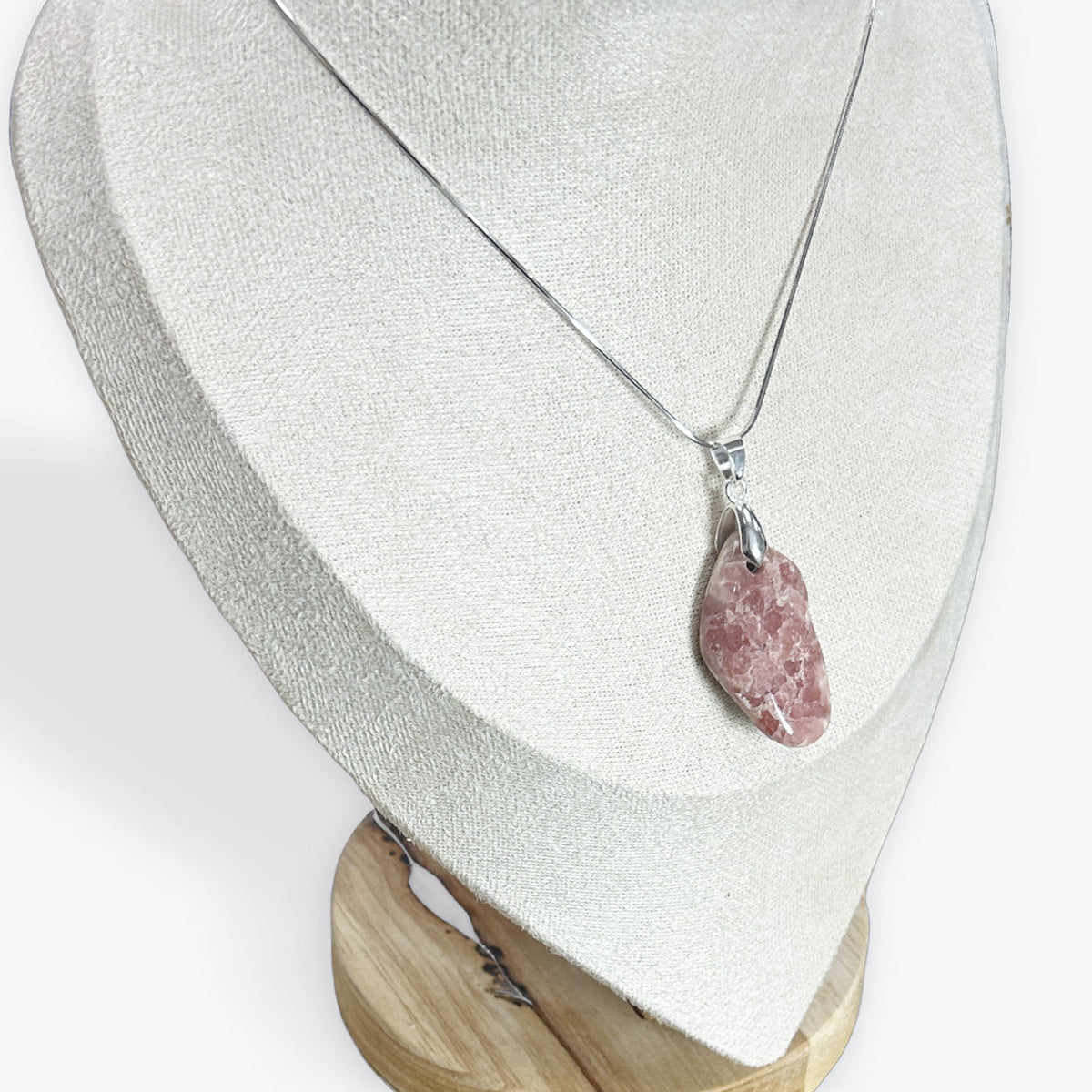 Rhodochrosite roulée - Pendentif
