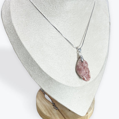 Rhodochrosite roulée - Pendentif