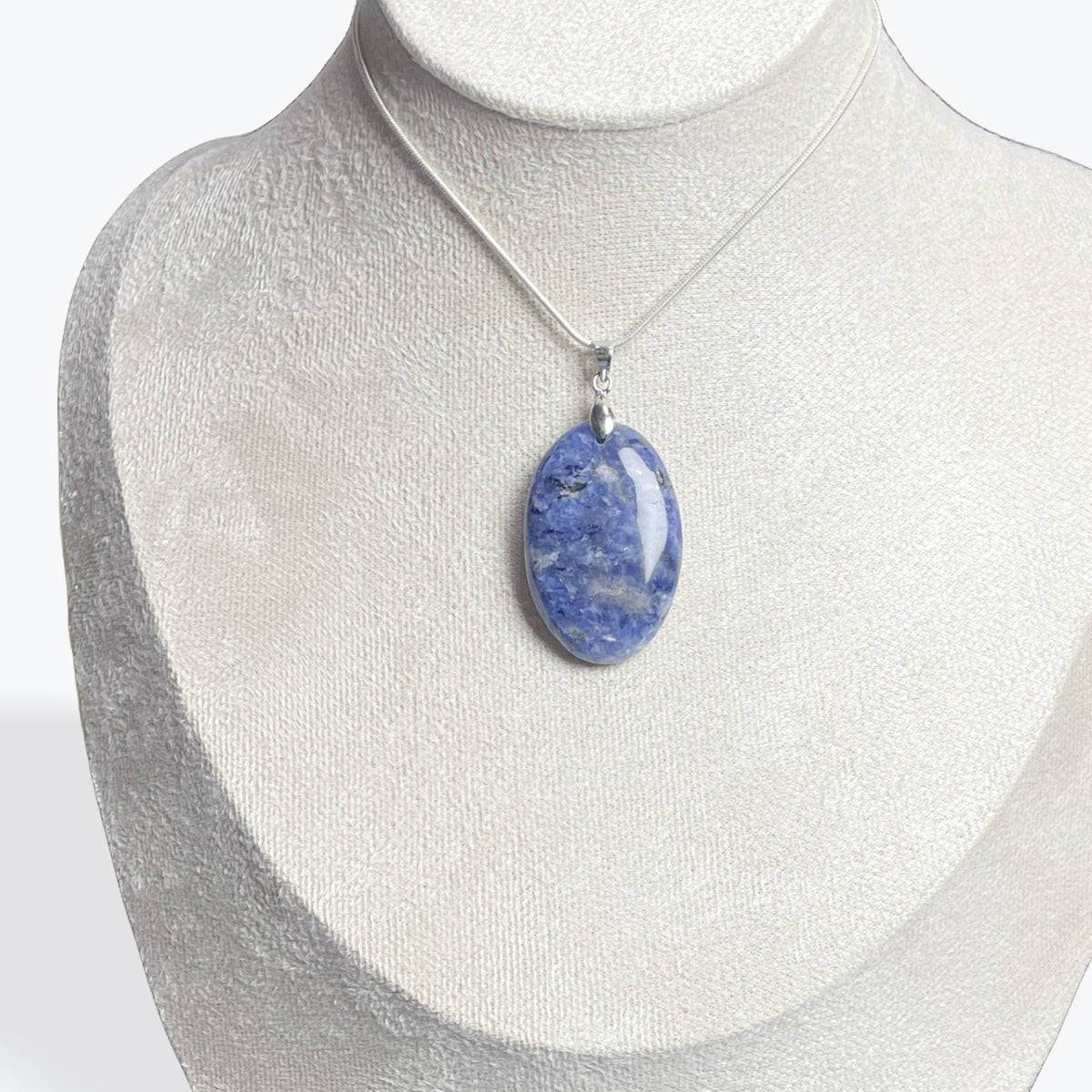 Pendentif Dumortierite Ovale