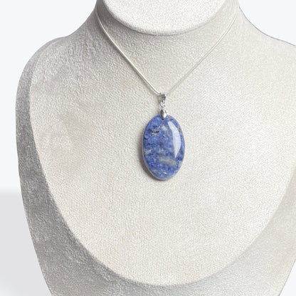 Pendentif Dumortierite Ovale