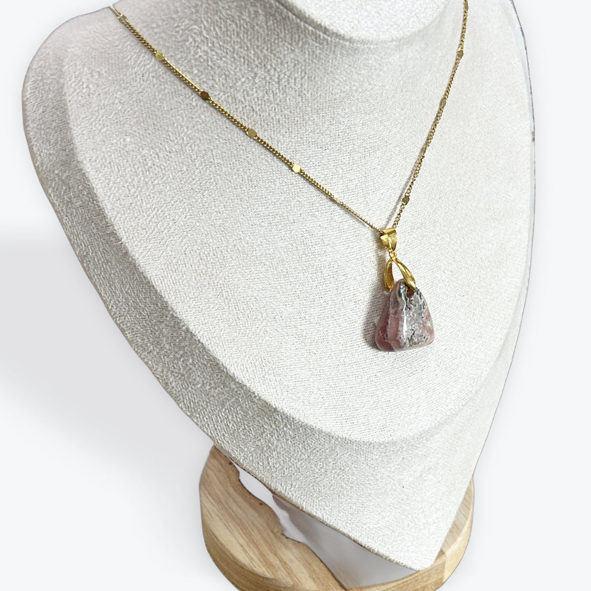 Rhodochrosite roulée - Pendentif
