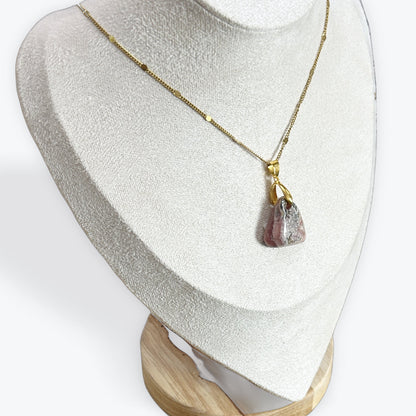 Rhodochrosite roulée - Pendentif