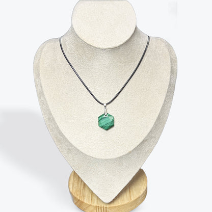 Pendentif Malachite Cabochon - 2