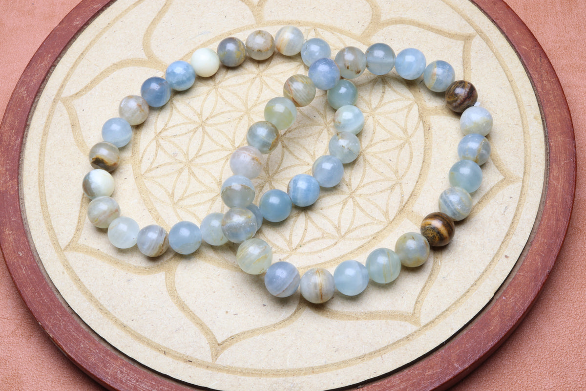 Bracelet Calcite bleu