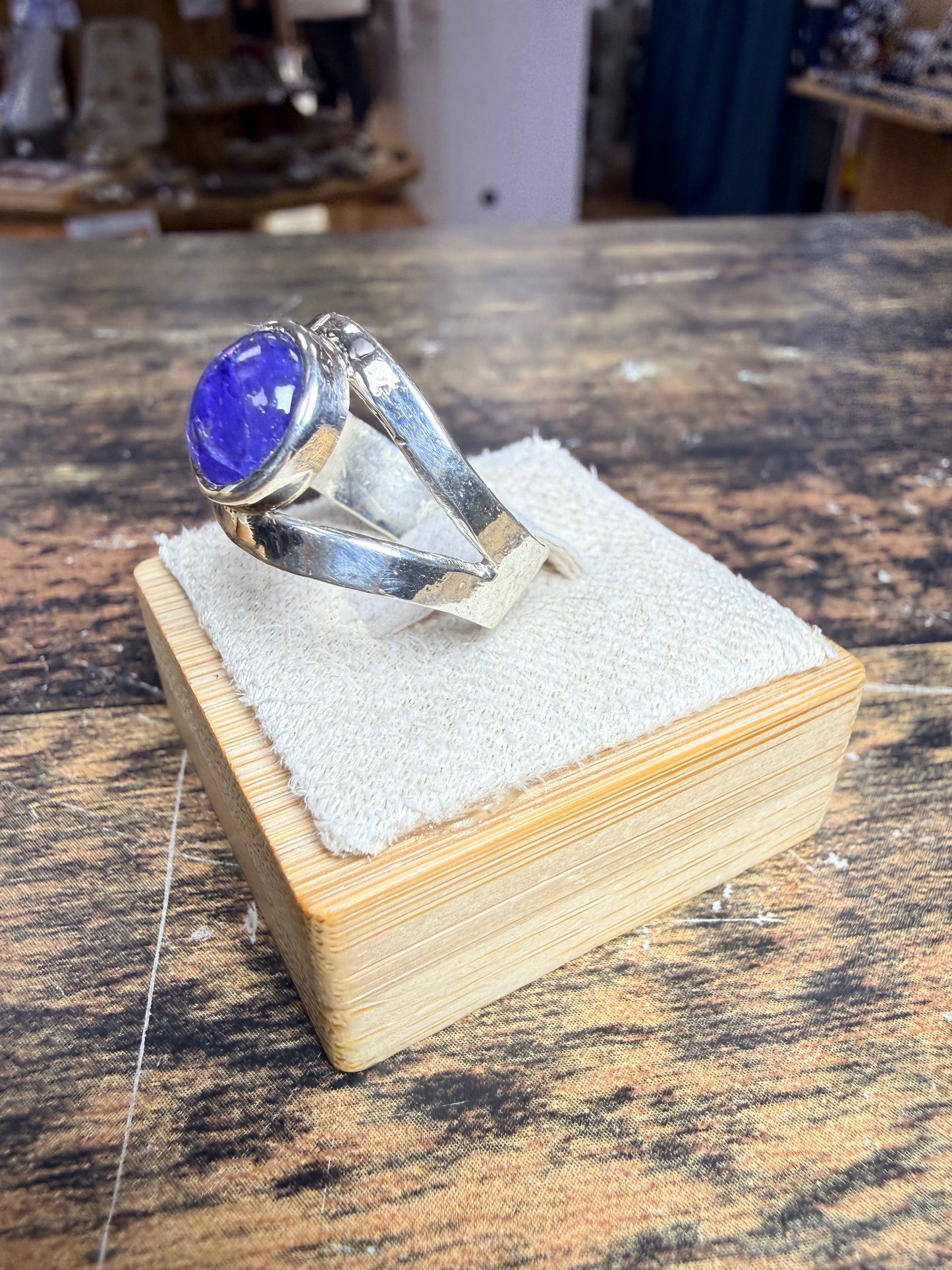 Bague Tanzanite ronde