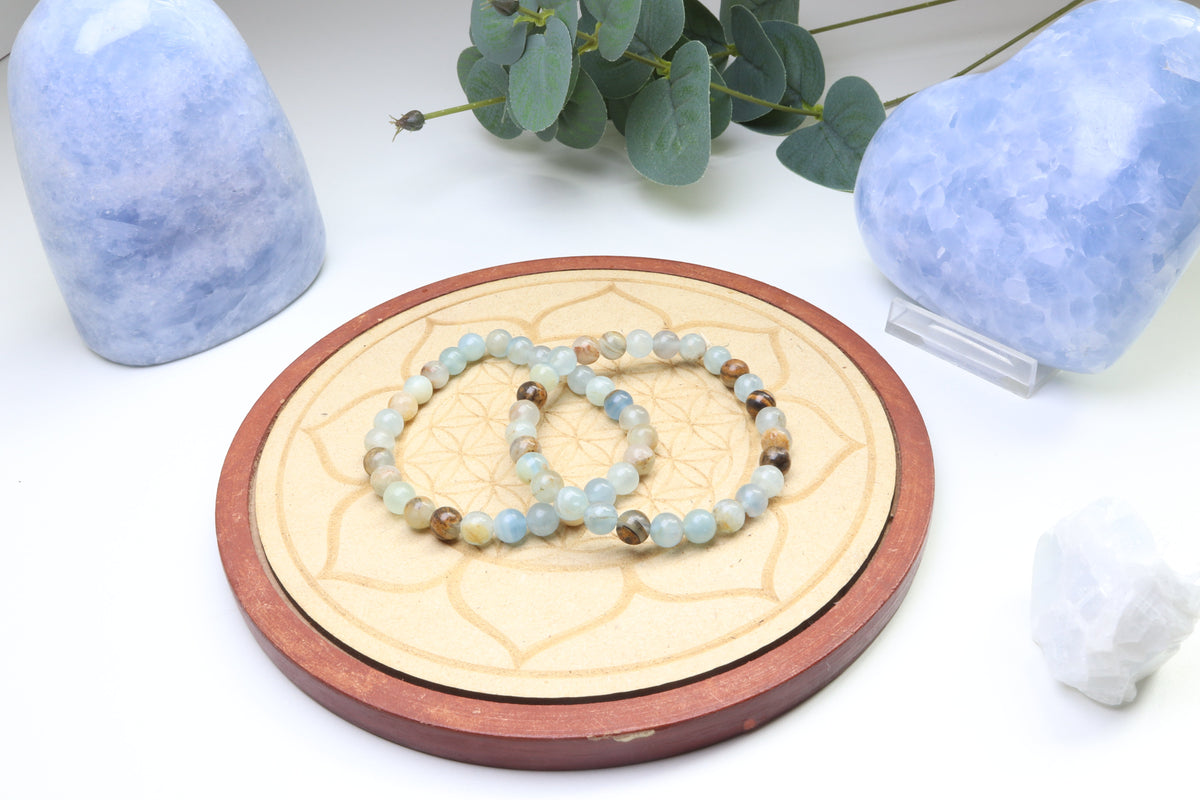 Bracelet Calcite bleu