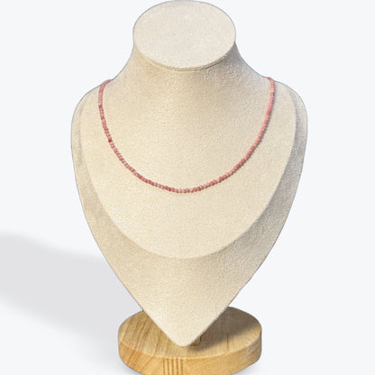 Collier Rhodonite Facetté - 5