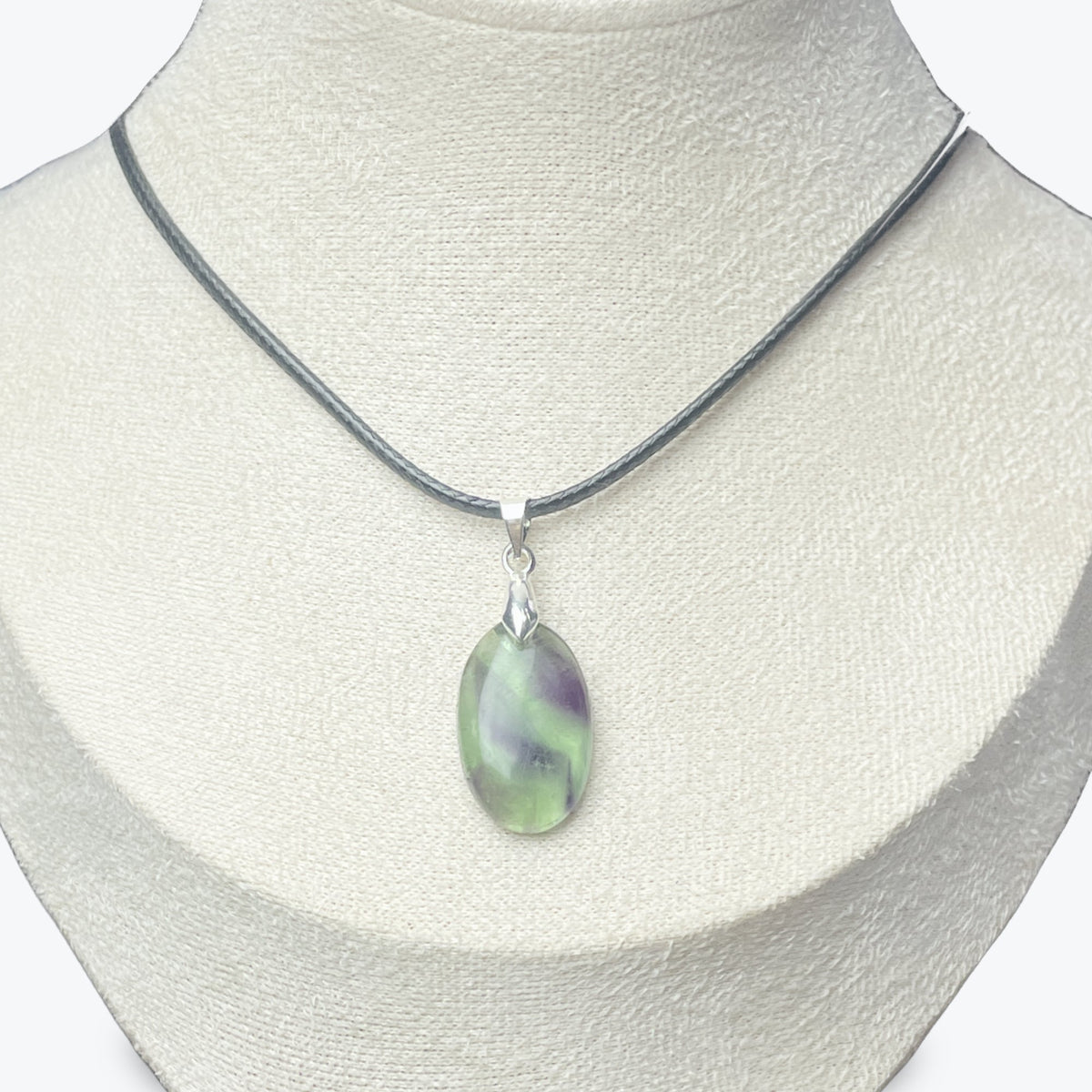 Pendentif Fluorite Ovale