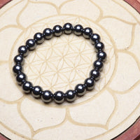Bracelet en Hématite - Force et Confiance 8mm