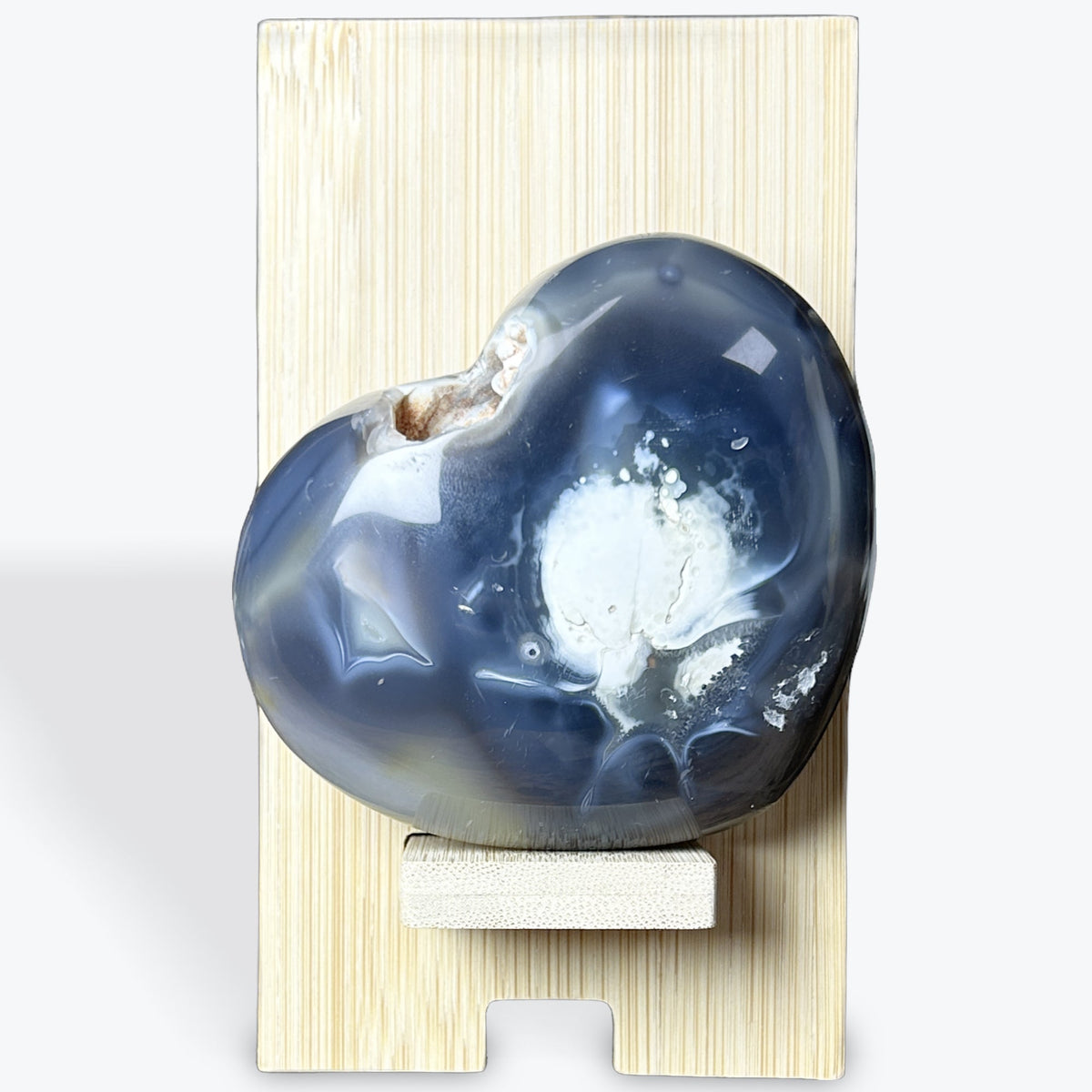 Coeur en Agate naturel