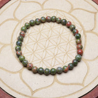 Bracelet en Unakite - Harmonie et Guérison 6mm