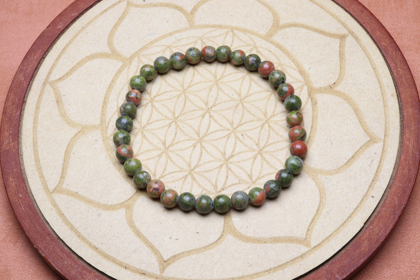 Bracelet en Unakite - Harmonie et Guérison 6mm