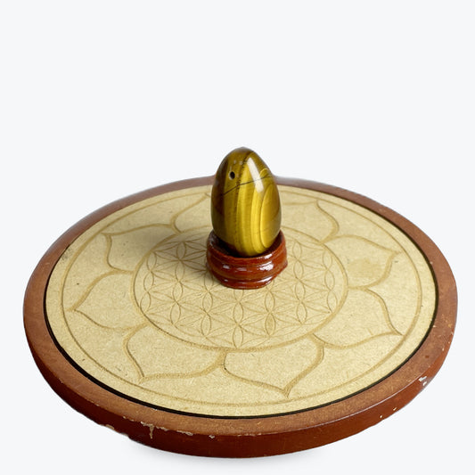 Pendentif Oeuf Oeil De Tigre