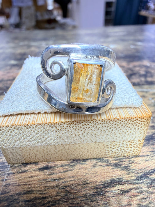 Bague topaze impériale