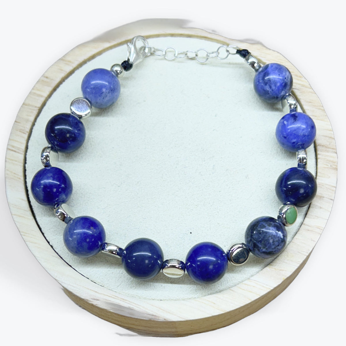 Bracelet Sodalite 10mm Avec Apprêt