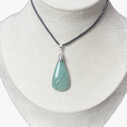 Pendentif Agate mousse ovale