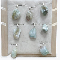 Pendentif Aigue Marine Roulée