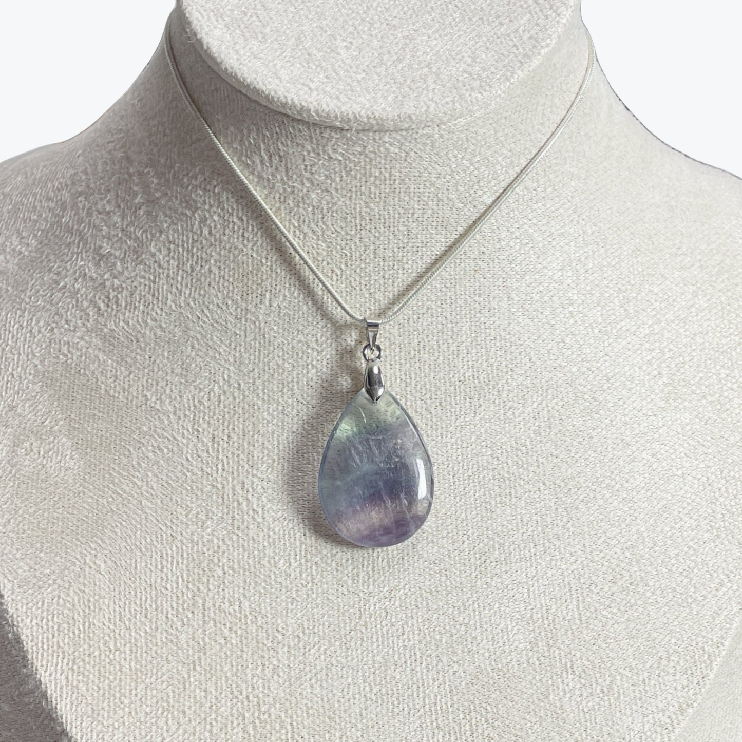 Pendentif Fluorite goutte
