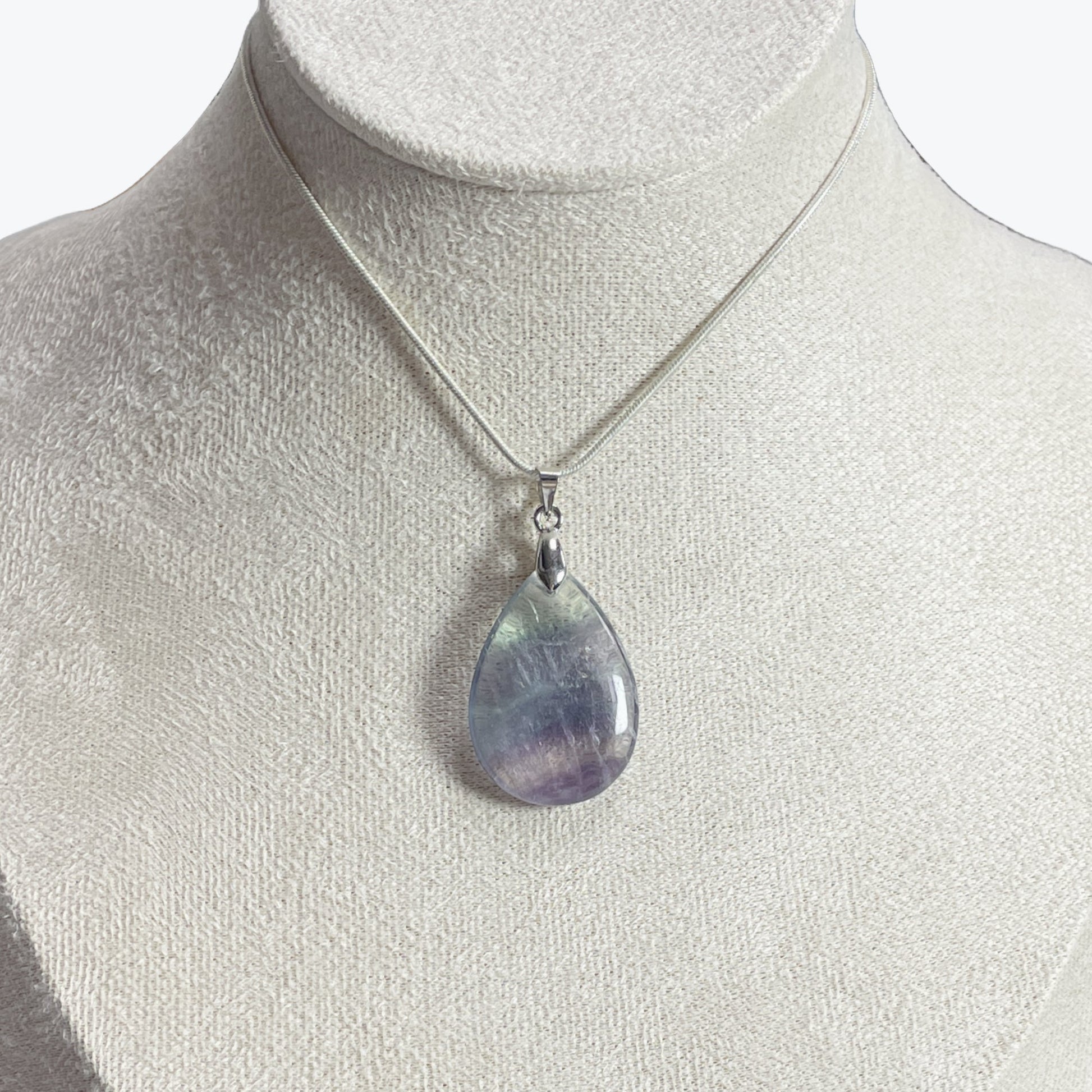 Pendentif Fluorite goutte
