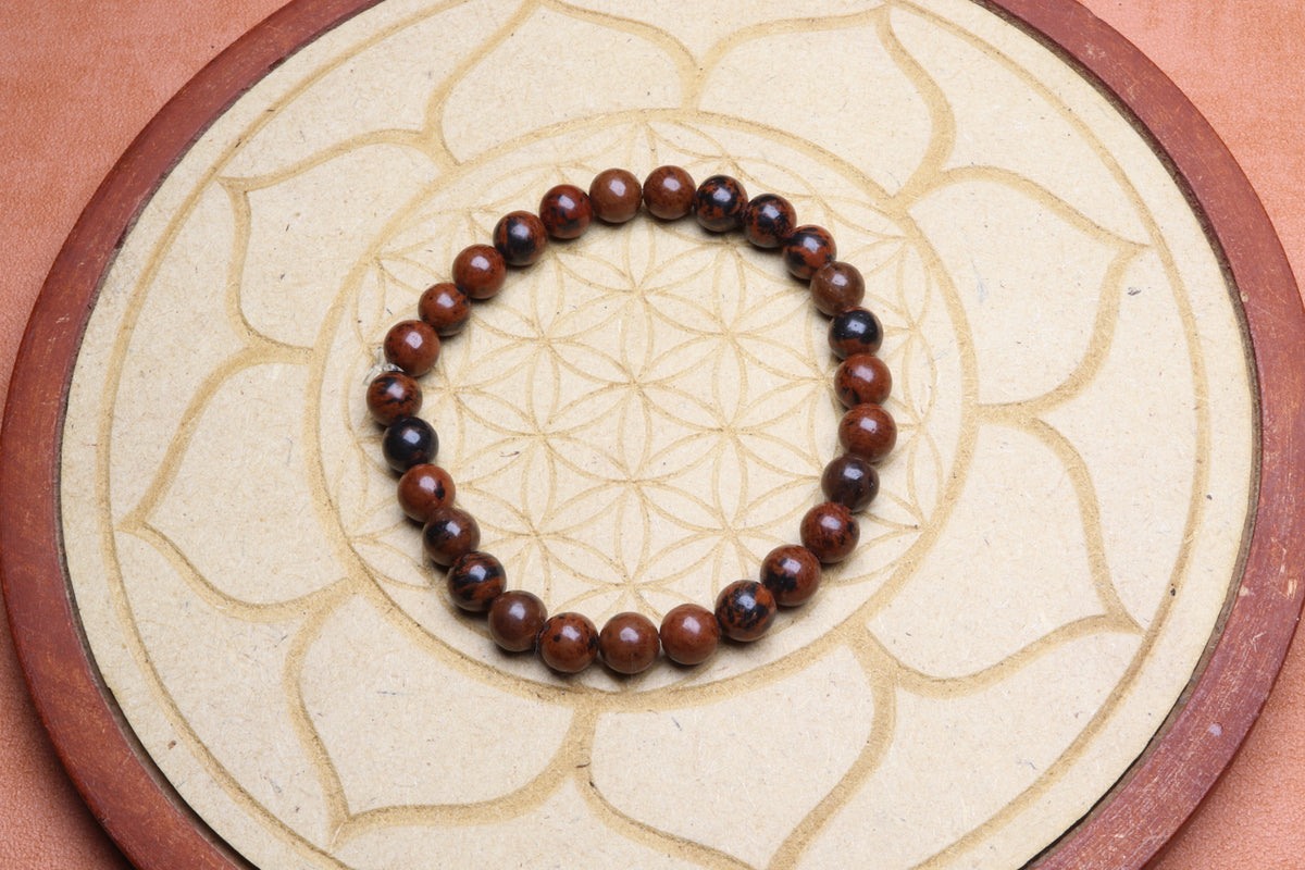 Bracelet Obsidienne Acajou – photo 3