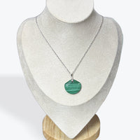 Pendentif Malachite Poire