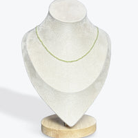 Collier Peridot facetté