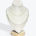 Collier Peridot facetté