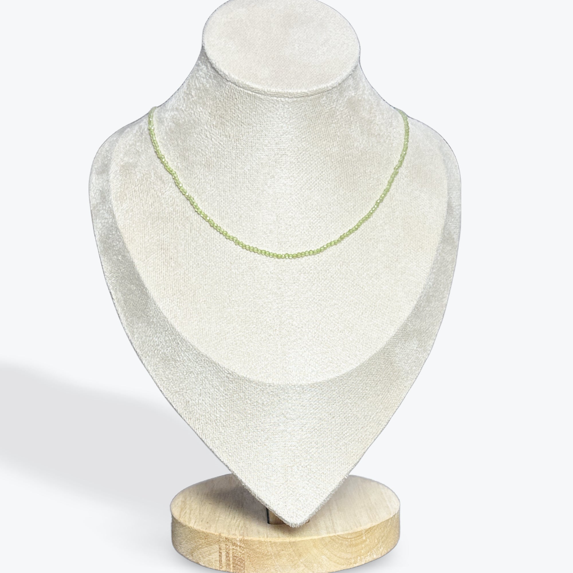 Collier Peridot facetté