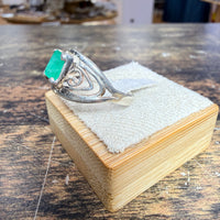 Bague Emeraude taille carré