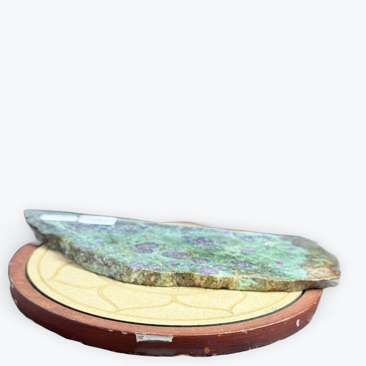 Plaque de Rubis sur Zoïsite | 230gr - 18x7cm