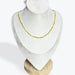 Collier Opale Verte Facetté