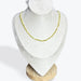 Collier Opale Verte Facetté - 2