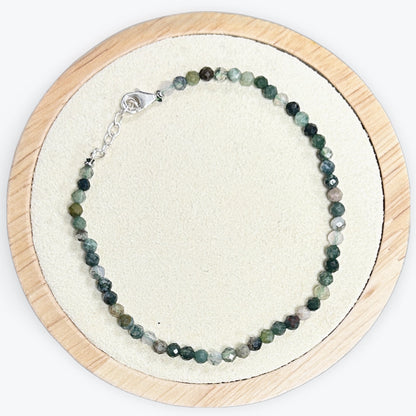 Bracelet Agate facetté - 3