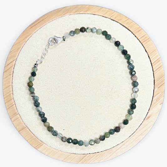 Bracelet Agate facetté - 3