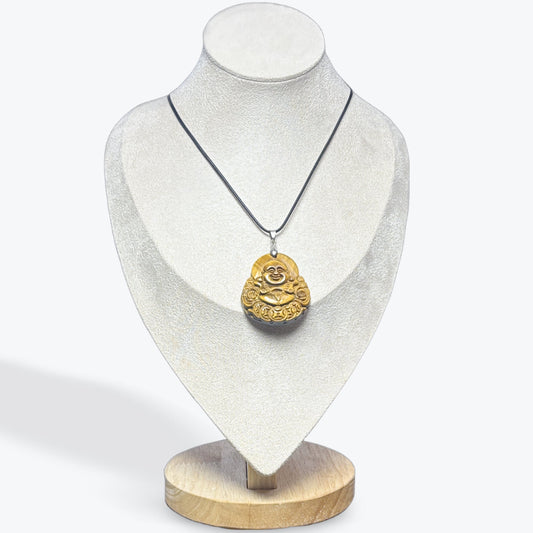 Pendentif Oeil de tigre Bouddha