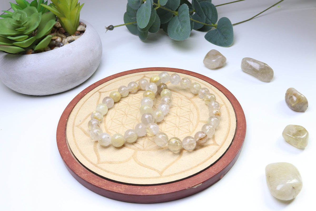 Bracelet Quartz Rutile
