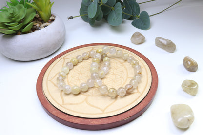 Bracelet Quartz Rutile