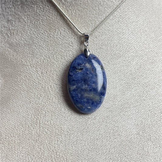 Pendentif Dumortierite Ovale
