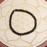 Bracelet en Obsidienne Dorée - Protection et Clarté 4mm