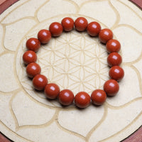 Bracelet en Jaspe Rouge - Stabilité et Protection 10mm
