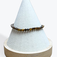 Bracelet Oeil de Tigre facetté